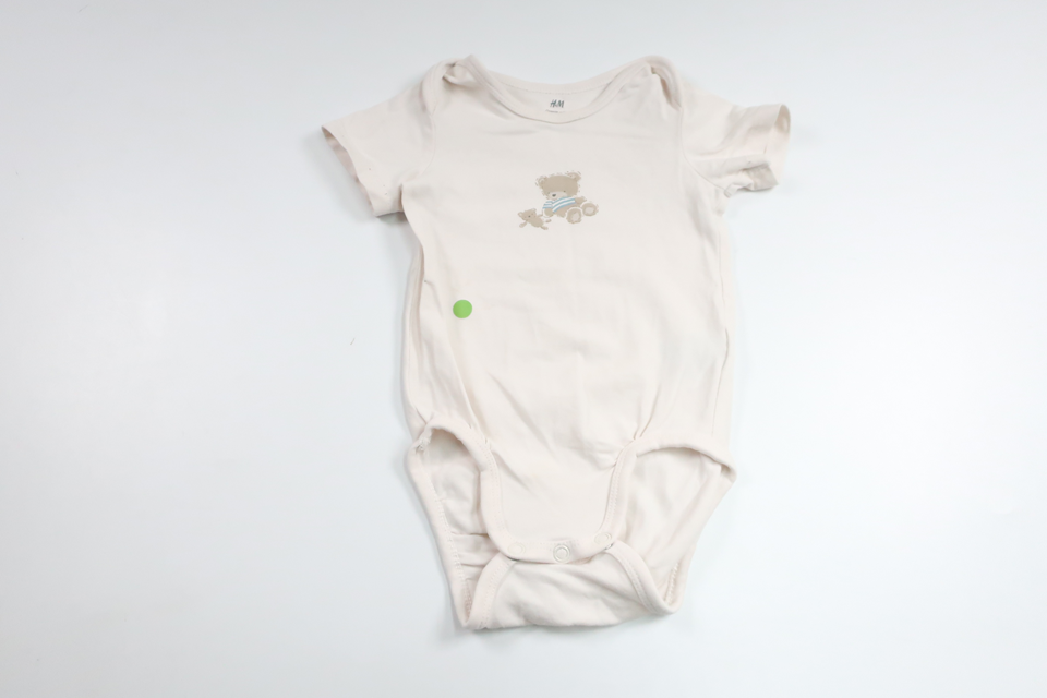 Body von H&MM - Größe 74 - Weiß