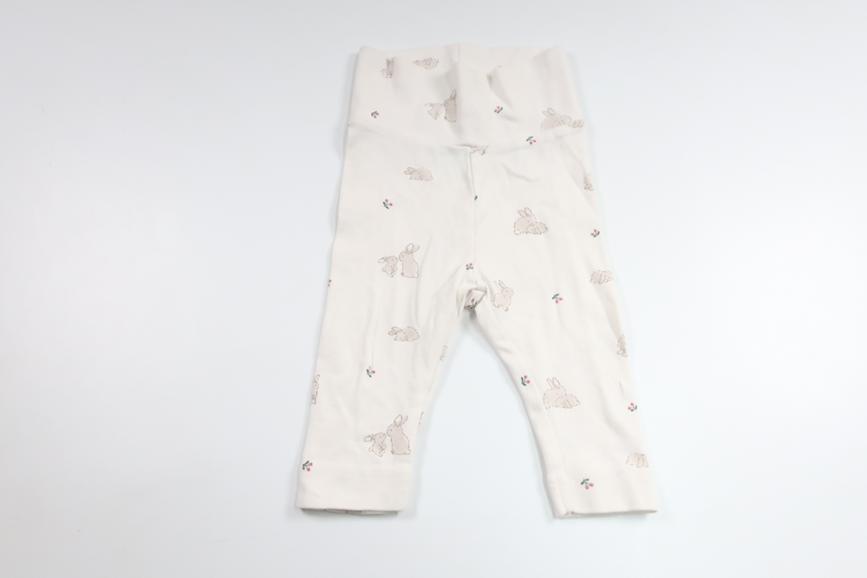 Hose mit Hasenmotiv von H&MM - Größe 62 - Weiß