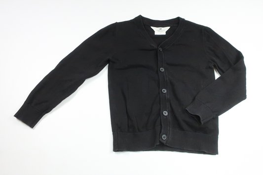 Strickjacke von H&MM - Größe 122/128 - Schwarz