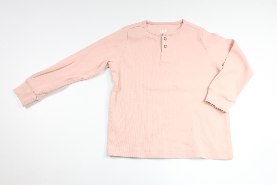 Gerippter Pullover von Lager 157 – Größe 100/110 – Rosa