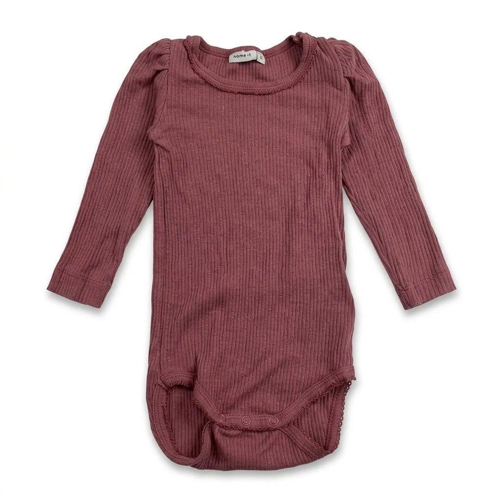 Body från Name It - Storlek 80 - Rosa
