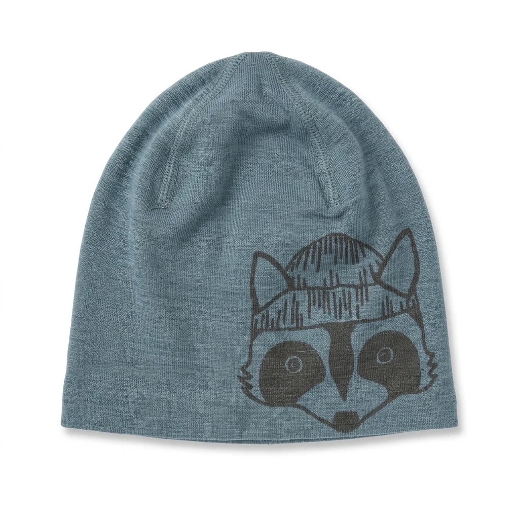 Animal print beanie from FIX by Lindex - Size 52/54 - Blue