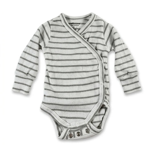 Randig body från Tiny One - Storlek 44 - Vit