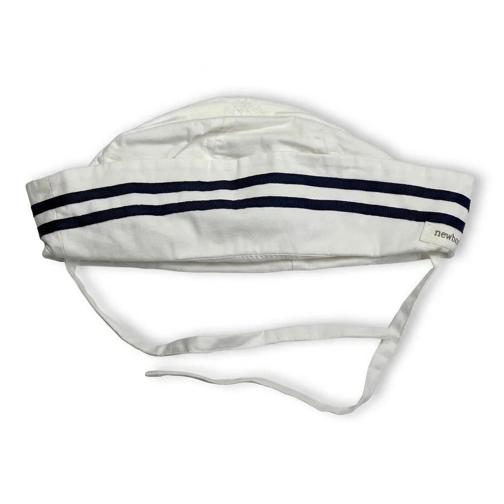 Striped sun hat from Newbie - Size 48/50 - White