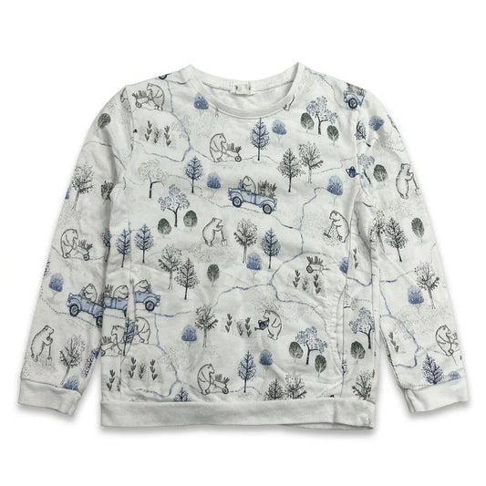 Animal print jumper from Newbie - Size 92 - White