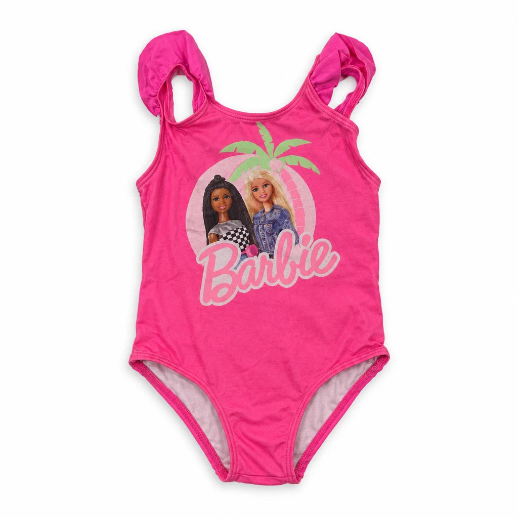 Barbie-baddräkt med tryck från H&M - Storlek 98/104 - Rosa