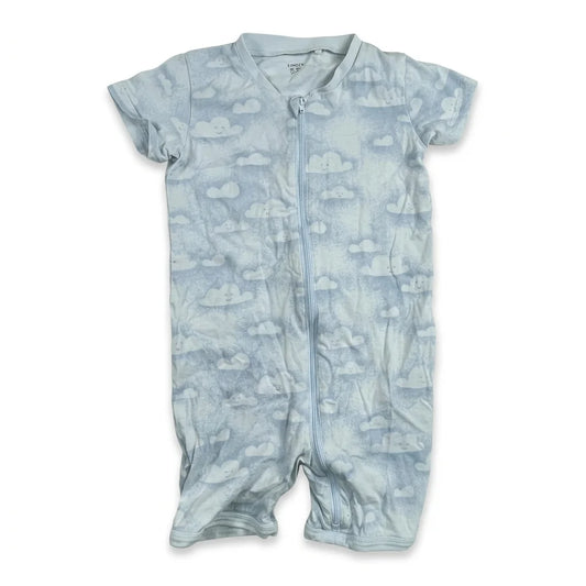 Mönstrad pyjamas från Lindex - Storlek 92 - Blå