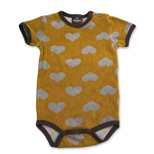 Patterned bodysuit from Me&i - Size 62/68 - Yellow