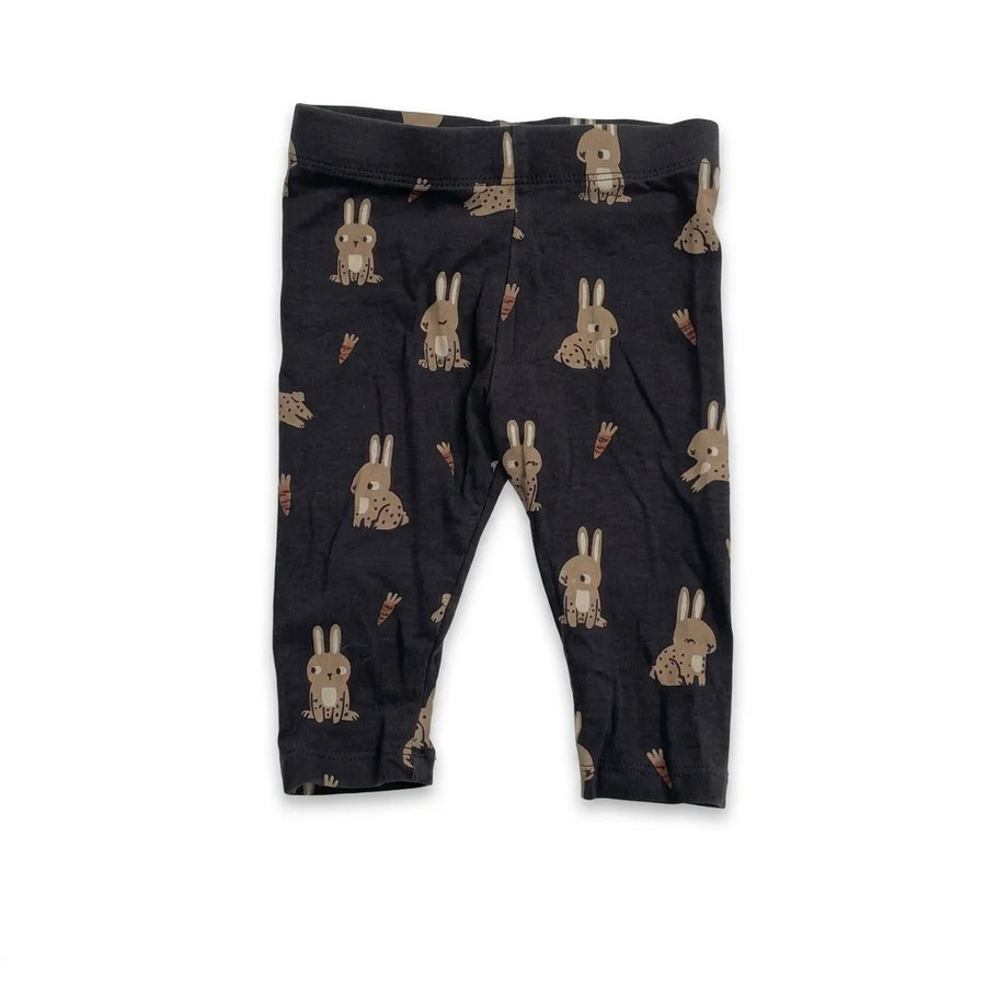 Djurmönstrade leggings från Kappahl - Storlek 62 - Svart