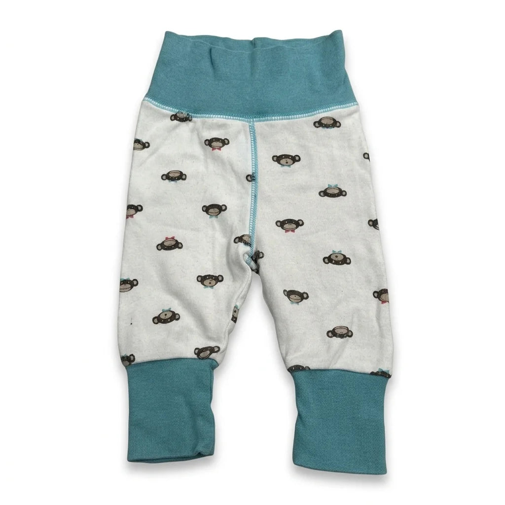 Djurmönstrade leggings från ICA I Love Eco - Storlek 50 - Vit