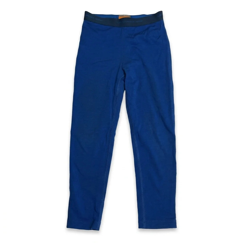 Icebreaker 100% Merino Wool Base Layer Trousers - Size 100/114 - Blue