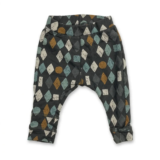 Mönstrade leggings från Lindex - Storlek 62 - Svart