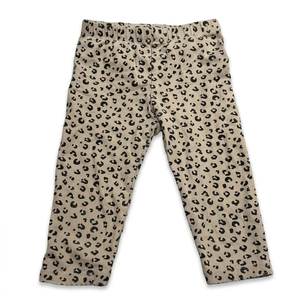 Djurmönstrade shorts från H&M - Storlek 98 - Beige