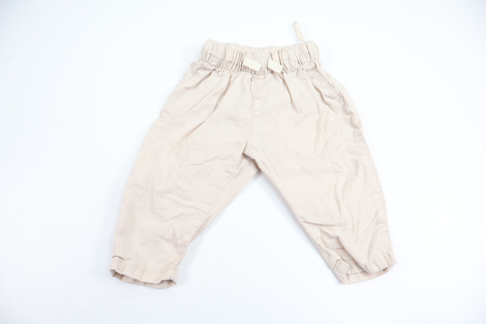 Lindex Linen Blend Trousers - Size 62 - Beige