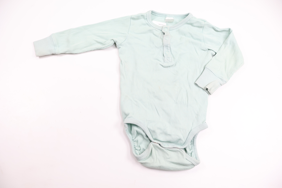 Ribbed bodysuit from H&M - Size 80 - Green
