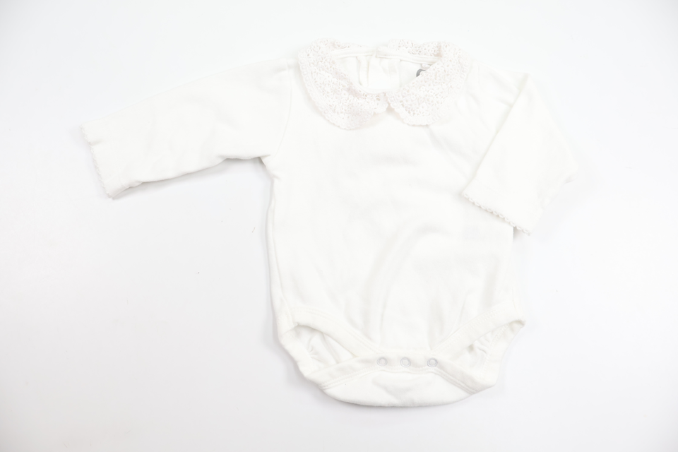 Lace-collar bodysuit from Cubus - Size 56/62 - White