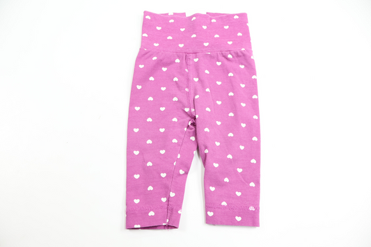 Pants with hearts from H&M - Size 62 - Purple