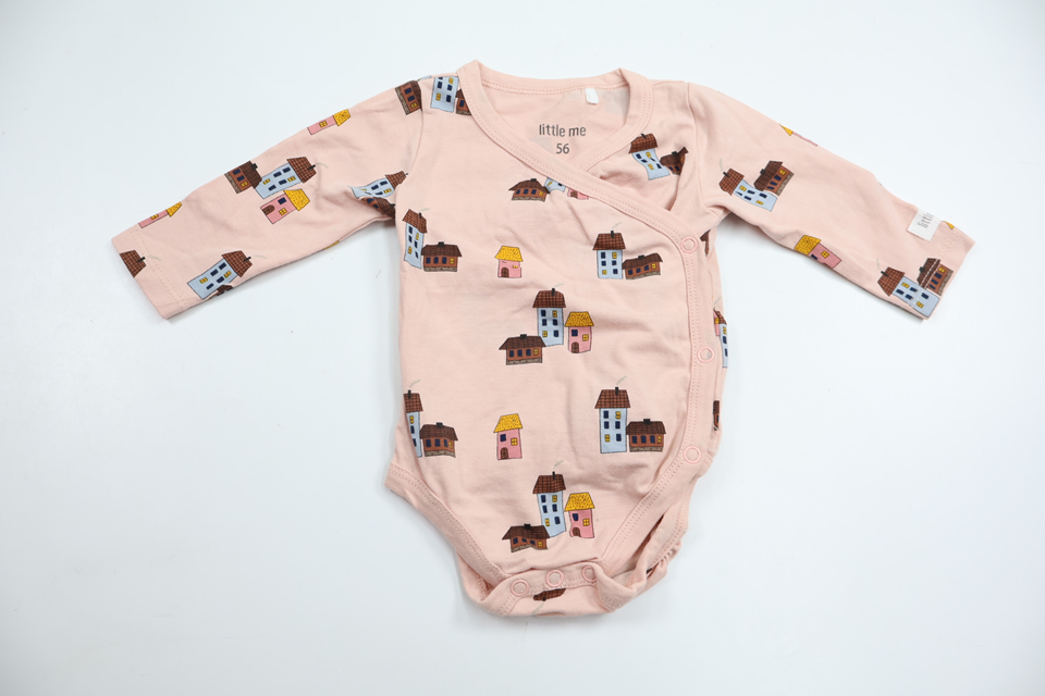 Omlottbody från Little Me - Storlek 56 - Rosa