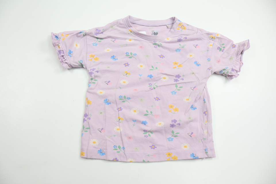 Blommig tröja från ICA I Love Eco - Storlek 80 - Lila