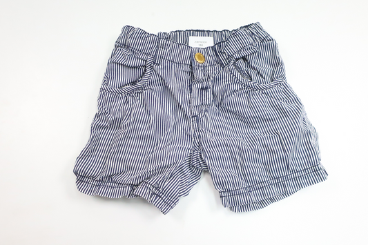 Randiga shorts från H&M - Storlek 104 - Marinblå