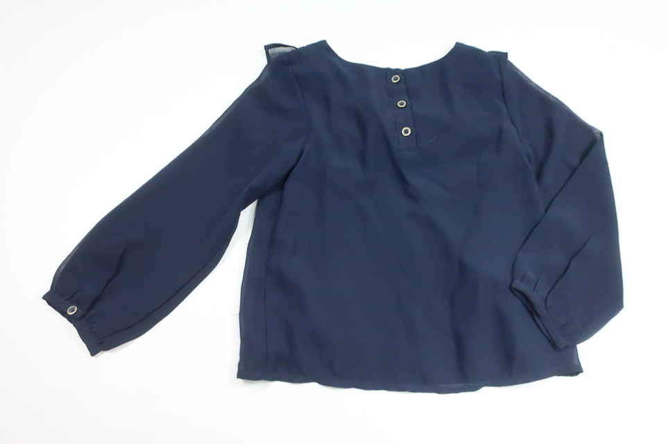 Ruffle blouse from Primark - Size 110 - Navy blue