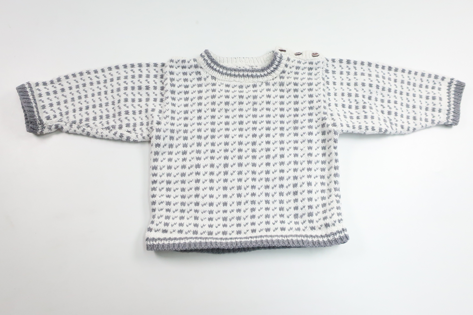 Knitted sweater from Hemsytt - Size 68/74 - White
