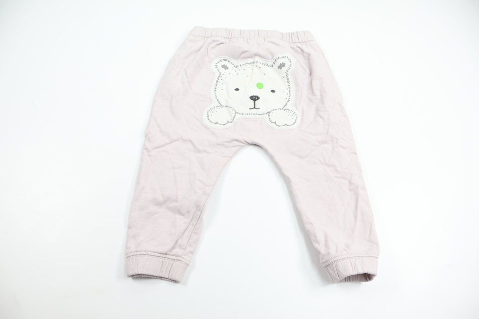 Pants with teddy from Newbie - Size 80 - Purple