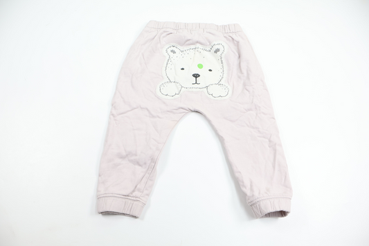 Pants with teddy from Newbie - Size 80 - Purple