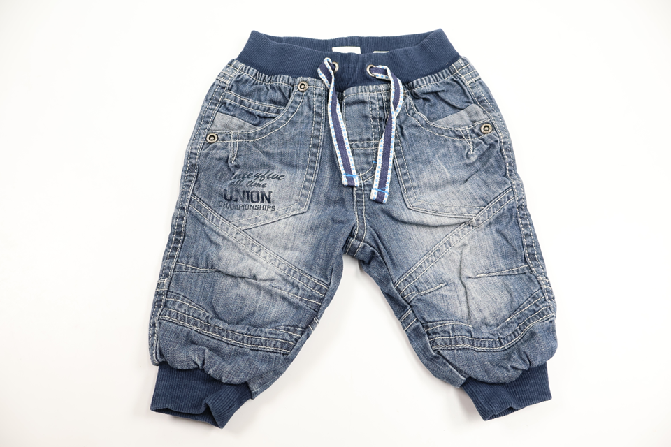 Lined denim trousers from FIX by Lindex - Size 62 - Denim