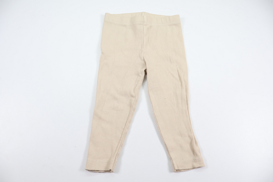 Ribbed trousers from ICA I Love Eco - Size 74 - Off-white