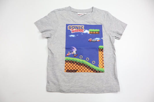 T-shirt från Sonic The Hedgehog - Storlek 98/104 - Grå