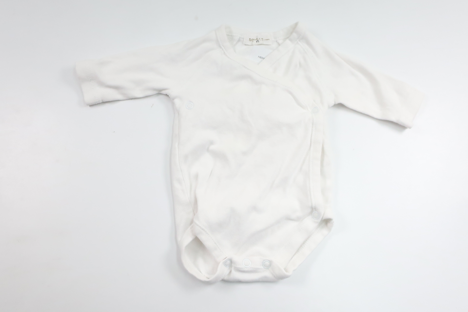 Wickelbody von Newbie – Größe 50 – Weiß