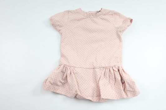 Spotted dress from Wheat - Size 62 - Pink