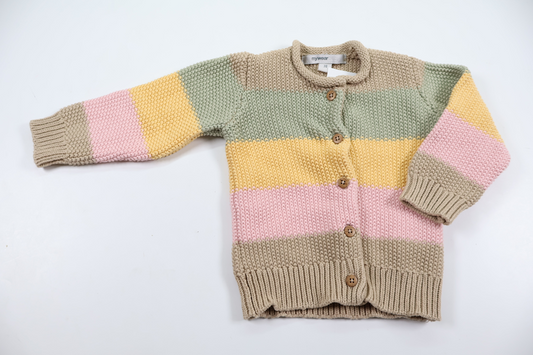 Knitted cardigan from My Wear Baby - Size 74 - Multi