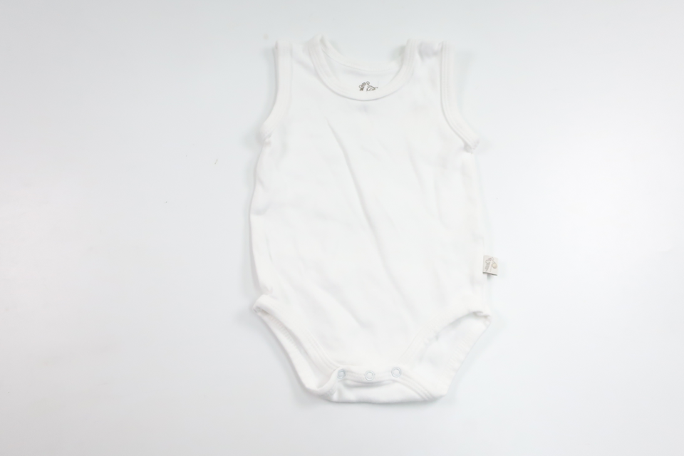 Linen bodysuit from Basic U - Size 62 - White
