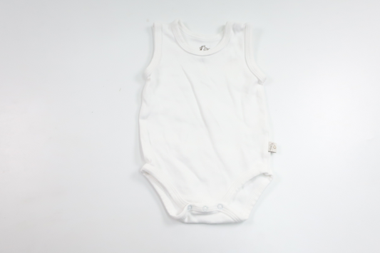 Linen bodysuit from Basic U - Size 62 - White