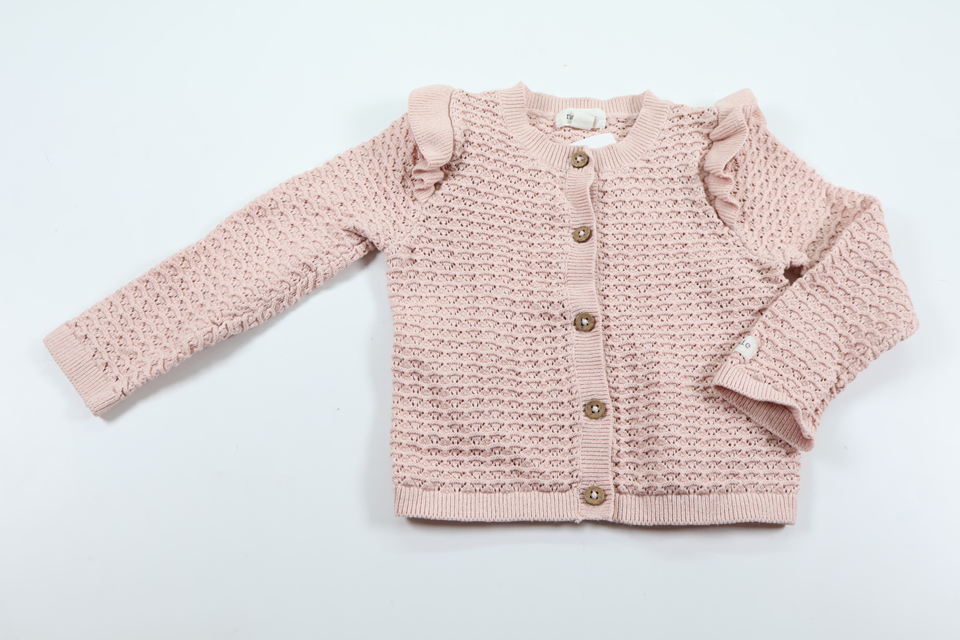 Knitted cardigan from Newbie - Size 74 - Pink
