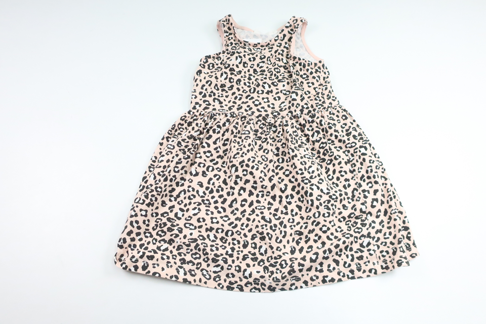 Leopard print dress from Kappahl - Size 98/104 - Pink
