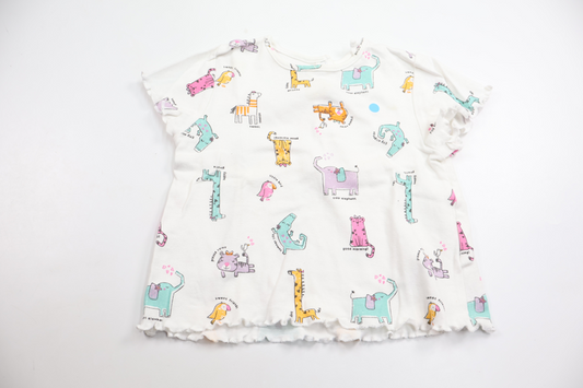 Pyjamas tröja från Fagottino - Storlek 86 - Vit