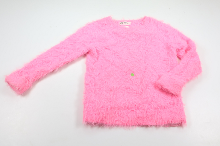 H&M fuzzy sweater - Size 134/140 - Pink