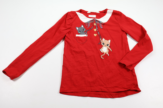 Christmas jumper from H&M - Size 122/128 - Red