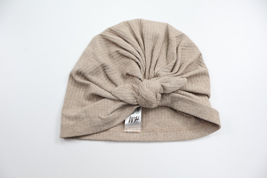Turban mössa från H&M - Storlek 86/92 - Grå