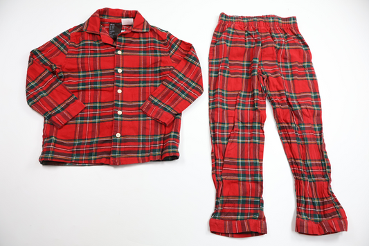 Tvådelad pyjamas från H&M - Storlek 110/116 - Röd