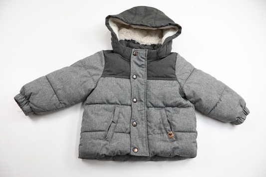 Vadderad jacka från H&M - Storlek 80 - Grå
