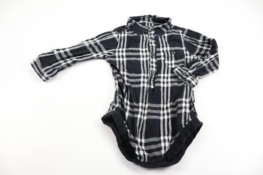Checked bodysuit from Primark - Size 86 - Black