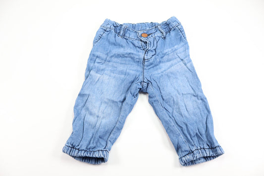 Lined trousers from Lindex - Size 62 - Denim