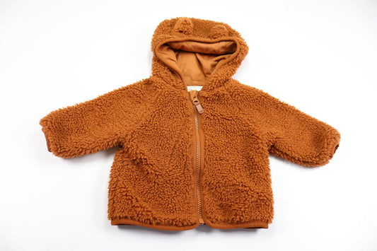 Fleece hoodie from Kappahl - Size 62 - Brown