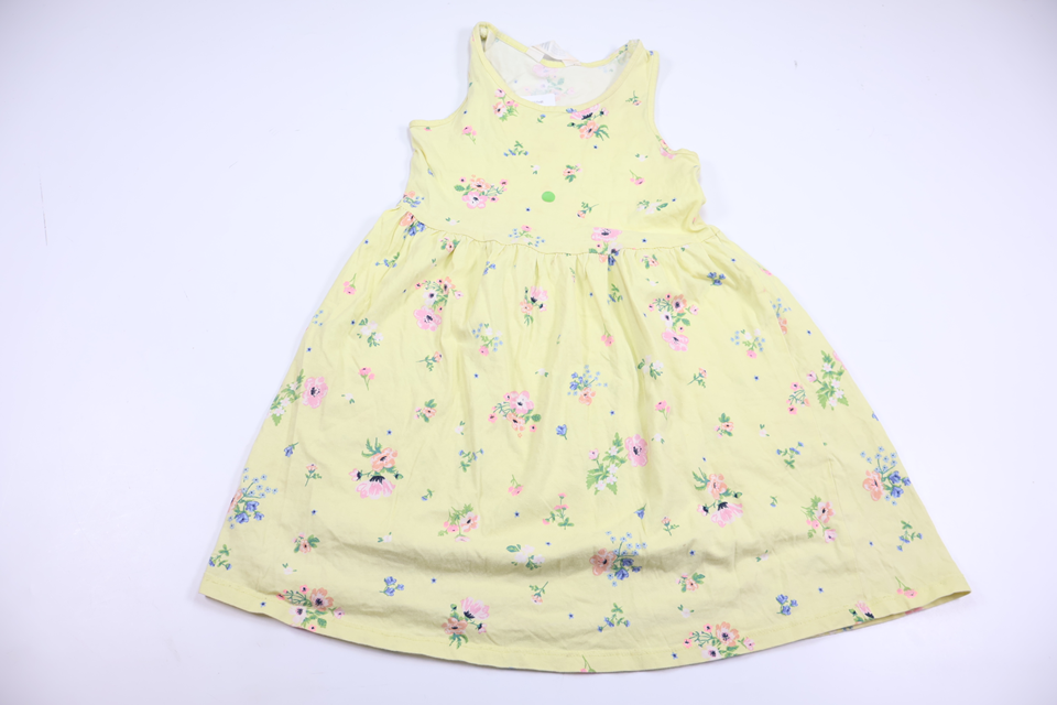 Floral dress from H&M - Size 122/128 - Yellow