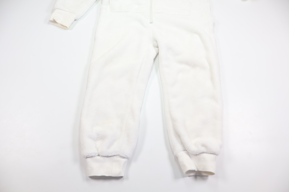 "Nalle" fleece overall from Lindex - Size 110/116 - White