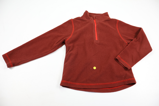 Line One Fleece Sweater - Size 110/116 - Burgundy